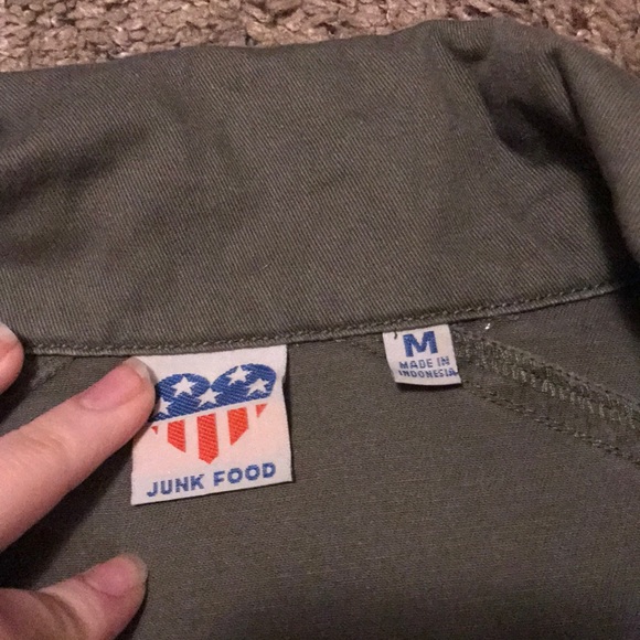 Junk food Green jacket - Picture 3 of 4